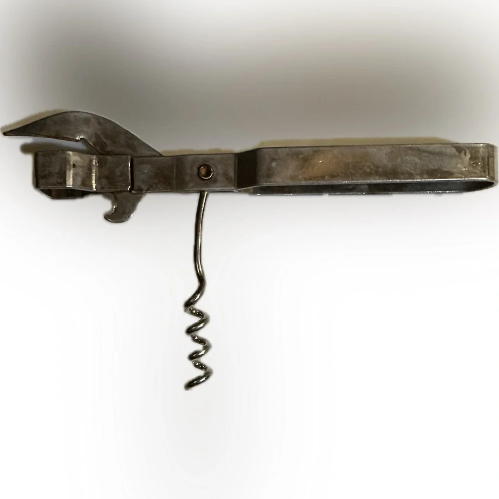 VTG VAUGHAN CAN OPENER CORKSCREW KITCHEN MULTI TOOL 5.75” COLLECTIBLE CAMP HIKE